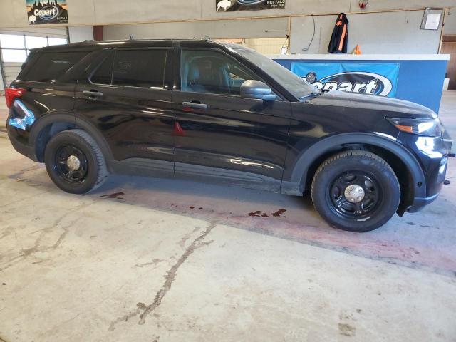 1FM5K8AB6LGA84007 - 2020 FORD EXPLORER POLICE INTERCEPTOR შავი ფოტო 4
