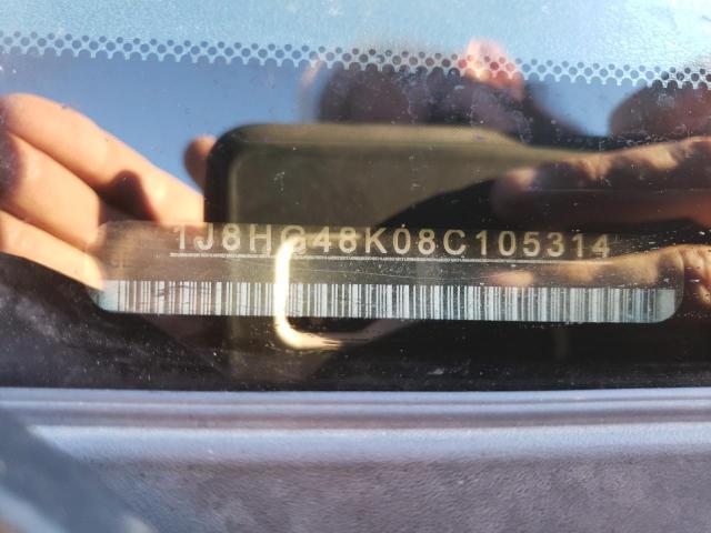 1J8HG48K08C105314 - 2008 JEEP COMMANDER SPORT ნაცრისფერი ფოტო 13