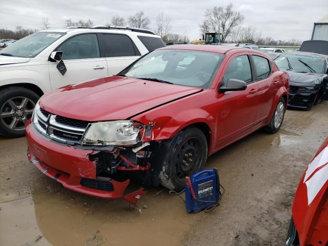 1B3BD4FB8BN540250 - 2011 DODGE AVENGER EXPRESS 红色 照片 1