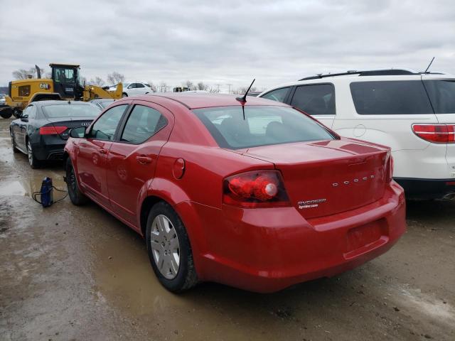 1B3BD4FB8BN540250 - 2011 DODGE AVENGER EXPRESS 红色 照片 2