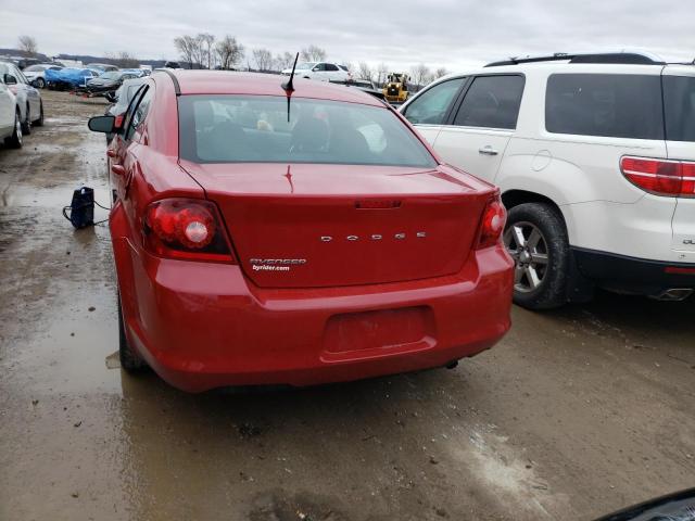 1B3BD4FB8BN540250 - 2011 DODGE AVENGER EXPRESS RED photo 6