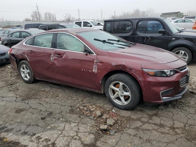 1G1ZB5ST6GF305525 - 2016 CHEVROLET MALIBU LS MAROON photo 4