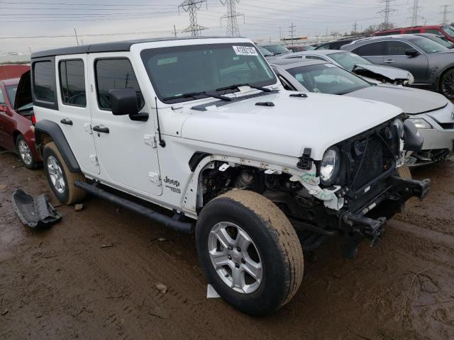 1C4HJXDG7JW274293 - 2018 JEEP WRANGLER U SPORT Weiß Foto 4