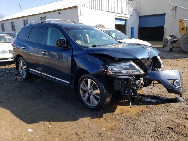 5N1AR2MM9DC641313 - 2013 NISSAN PATHFINDER S 蓝色 照片 4