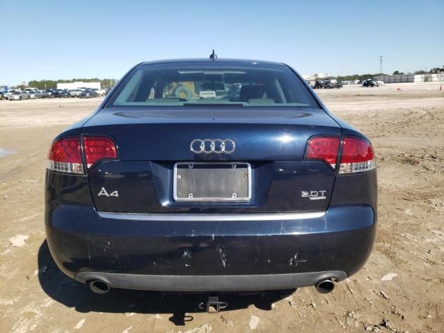 WAUDF78E07A121475 - 2007 AUDI A4 2.0T QUATTRO BLUE photo 6