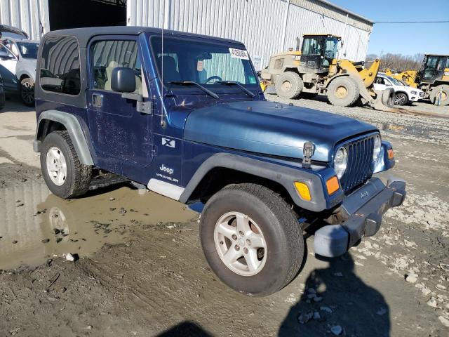 1J4FA39S23P306930 - 2003 JEEP WRANGLER COMMANDO BLUE photo 4