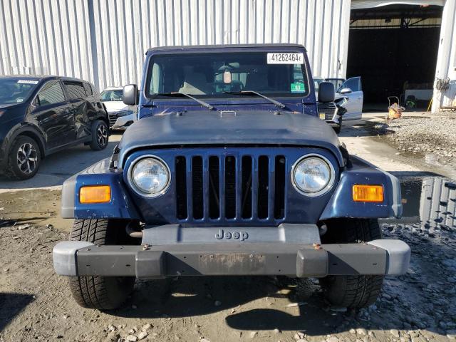 1J4FA39S23P306930 - 2003 JEEP WRANGLER COMMANDO BLUE photo 5