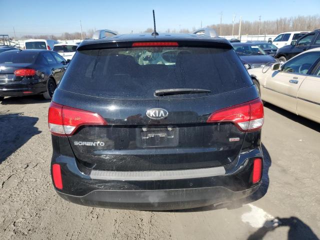 5XYKT3A65EG442049 - 2014 KIA SORENTO LX BLACK photo 6