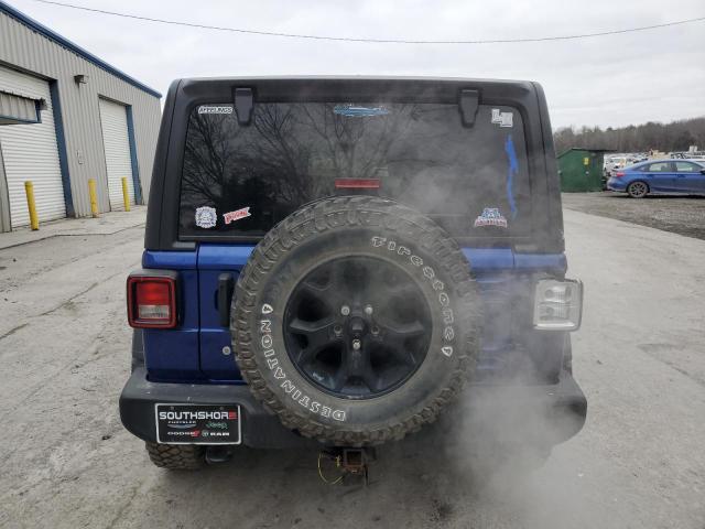 1C4HJXDG1LW174063 - 2020 JEEP WRANGLER U SPORT BLUE photo 6