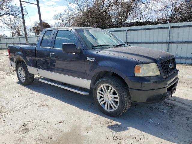 1FTRX12W55KC84506 - 2005 FORD F150 BLUE photo 4