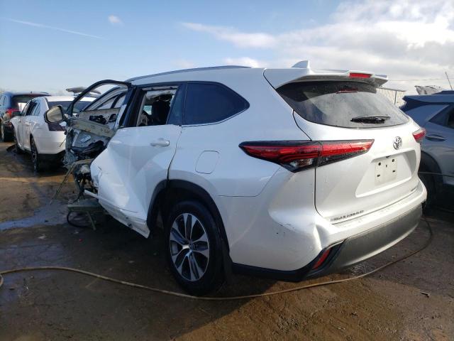 5TDGZRBH9NS241345 - 2022 TOYOTA HIGHLANDER XLE Ağ foto 2