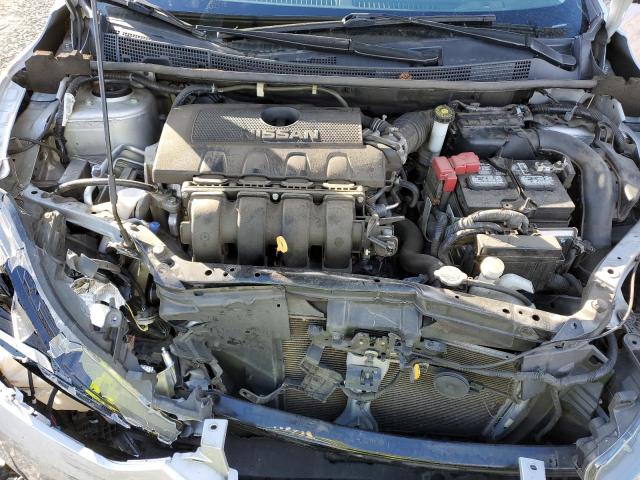 3N1AB7AP7KY400944 - 2019 NISSAN SENTRA S SILVER photo 11