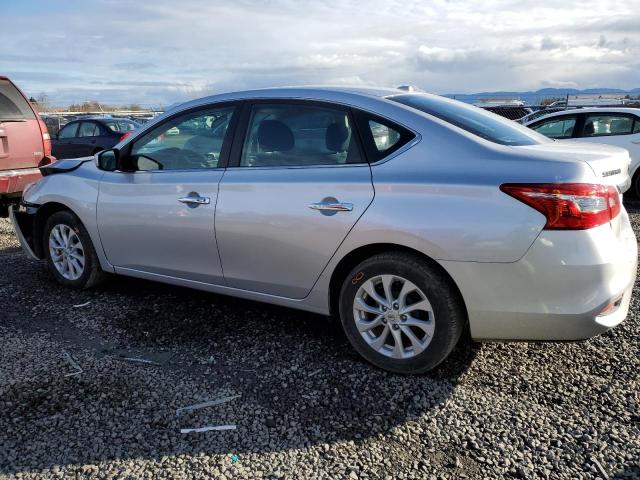 3N1AB7AP7KY400944 - 2019 NISSAN SENTRA S SILVER photo 2