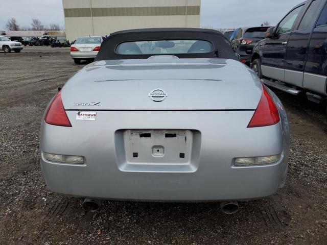 JN1AZ36A75M750560 - 2005 NISSAN 350Z ROADSTER SILVER photo 6