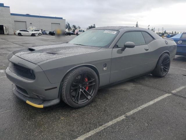 2C3CDZFJXJH235786 - 2018 DODGE CHALLENGER R/T 392 GRAY photo 1