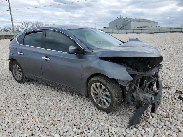 3N1AB7AP0JL643832 - 2018 NISSAN SENTRA S GRAY photo 4