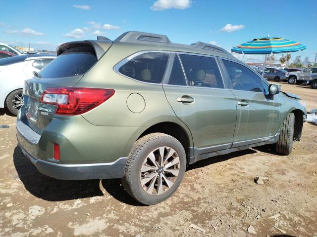 4S4BSANC9G3236274 - 2016 SUBARU OUTBACK 2.5I LIMITED GREEN photo 3