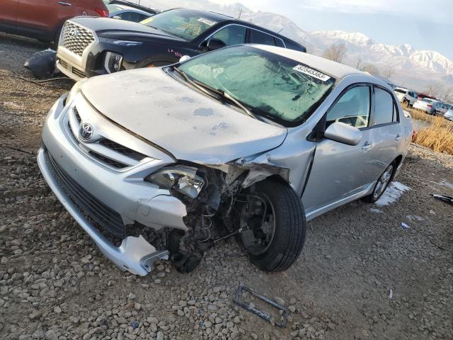 5YFBU4EE3DP212590 - 2013 TOYOTA COROLLA BASE SILVER photo 1