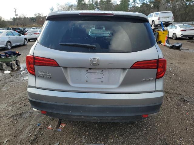 5FNYF6H50JB047343 - 2018 HONDA PILOT EXL SILVER photo 6