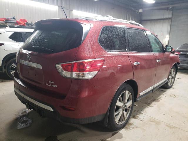 5N1AR2MM4GC629252 - 2016 NISSAN PATHFINDER S RED photo 3