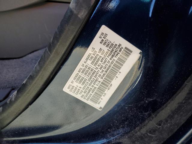 5FNRL38466B018312 - 2006 HONDA ODYSSEY EX BLUE photo 13