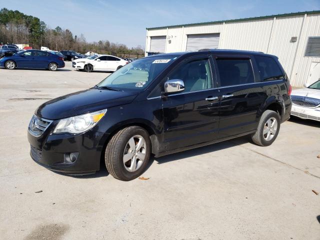 2C4RVADG4ER134819 - 2014 VOLKSWAGEN ROUTAN SEL PREMIUM BLACK photo 1