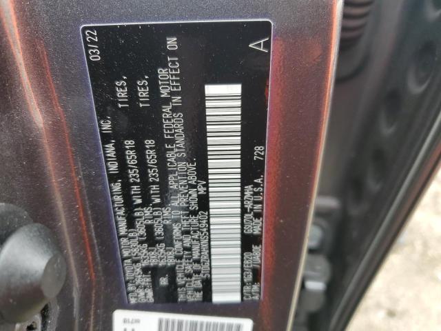 5TDGZRAHXNS549402 - 2022 TOYOTA HIGHLANDER XLE Boz foto 14