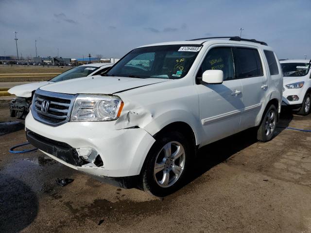 5FNYF4H77EB021544 - 2014 HONDA PILOT EXLN WHITE photo 1