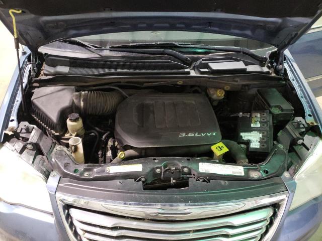 2C4RC1BG0CR106800 - 2012 CHRYSLER TOWN & COU TOURING BLUE photo 12