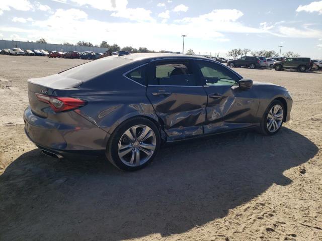19UUB5F4XNA001999 - 2022 ACURA TLX TECHNOLOGY GRAY photo 3
