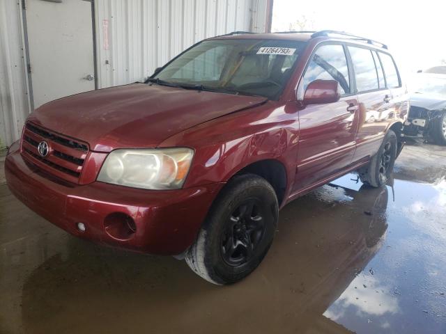 JTEDP21A070134531 - 2007 TOYOTA HIGHLANDER SPORT RED photo 1