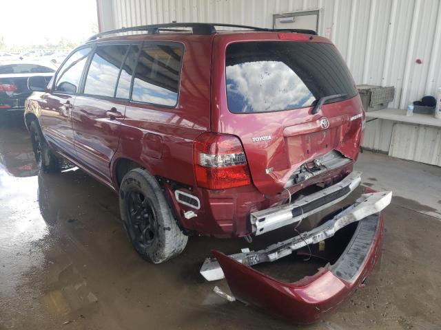 JTEDP21A070134531 - 2007 TOYOTA HIGHLANDER SPORT RED photo 2