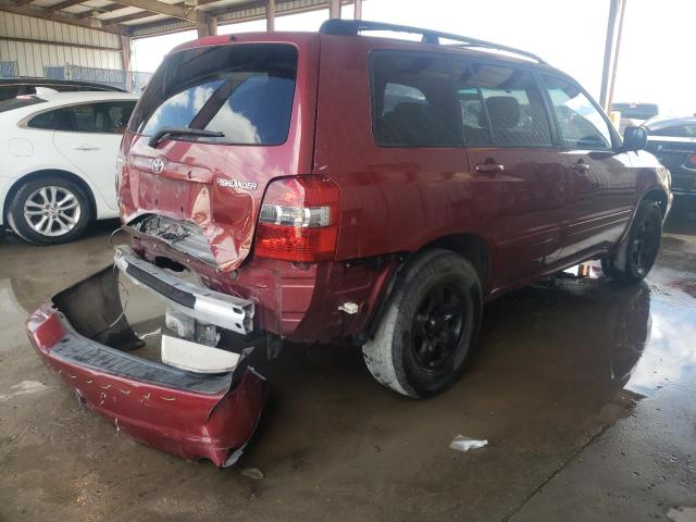 JTEDP21A070134531 - 2007 TOYOTA HIGHLANDER SPORT RED photo 3