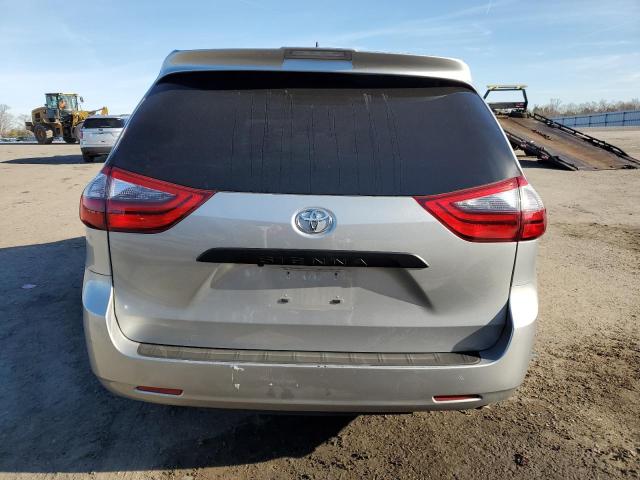 5TDZZ3DC8LS083763 - 2020 TOYOTA SIENNA L SILVER photo 6