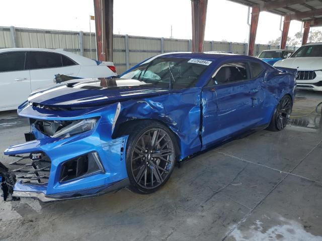 1G1FK1R69J0155769 - 2018 CHEVROLET CAMARO ZL1 BLUE photo 1