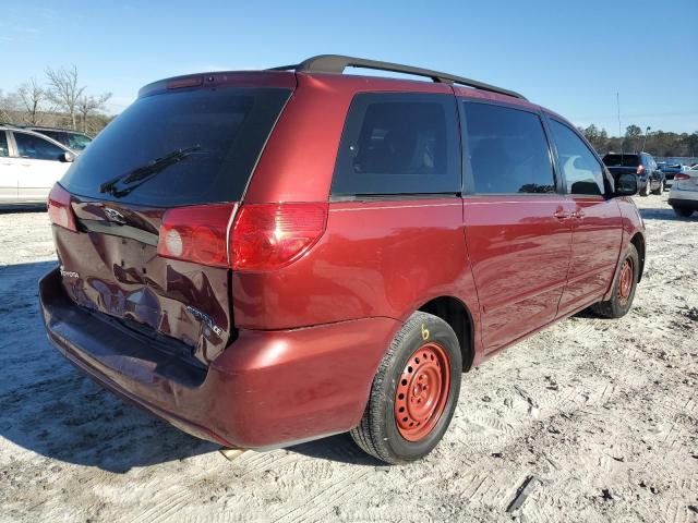 5TDZK23C27S074353 - 2007 TOYOTA SIENNA CE BURGUNDY photo 3