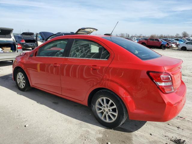 1G1JD5SB7L4126981 - 2020 CHEVROLET SONIC LT RED photo 2