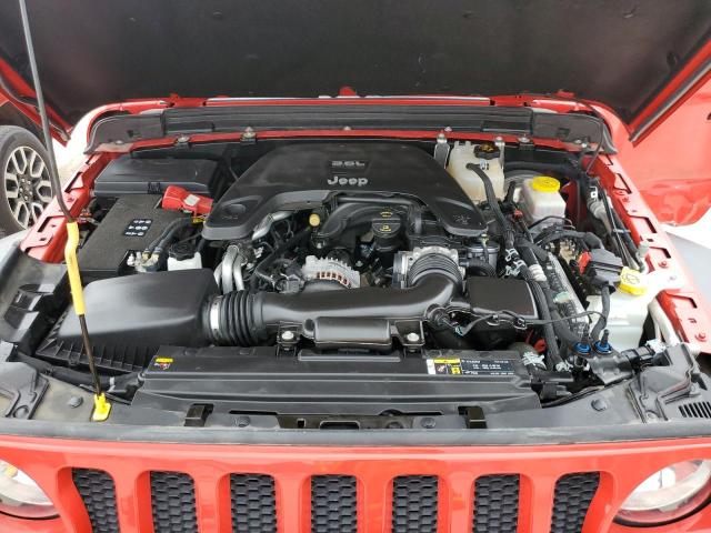 1C4HJXDG7LW335080 - 2020 JEEP WRANGLER U SPORT წითელი ფოტო 11