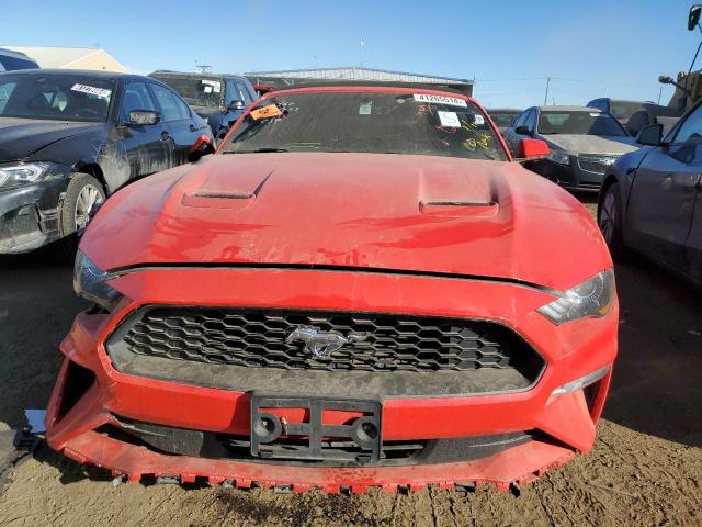 1FATP8UH0J5157142 - 2018 FORD MUSTANG RED photo 5