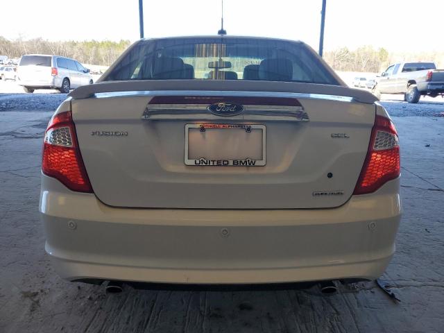 3FAHP0JGXBR131777 - 2011 FORD FUSION SEL WHITE photo 6