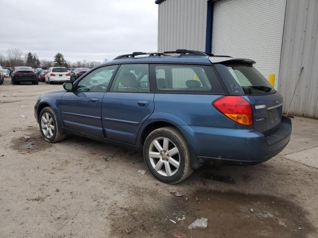 4S4BP62C167317361 - 2006 SUBARU LEGACY OUTBACK 2.5I LIMITED BLUE photo 2