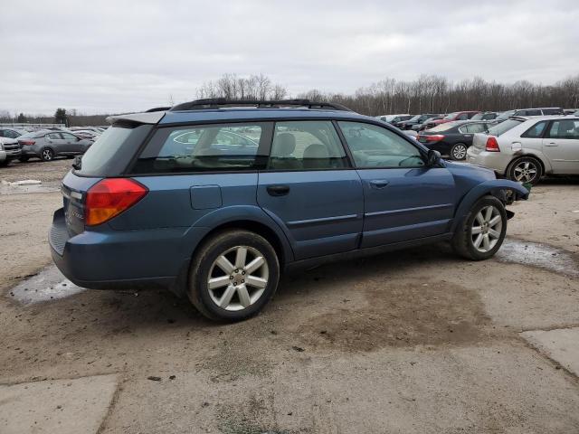 4S4BP62C167317361 - 2006 SUBARU LEGACY OUTBACK 2.5I LIMITED BLUE photo 3