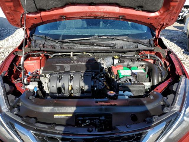 3N1AB7APXHY218602 - 2017 NISSAN SENTRA S RED photo 11