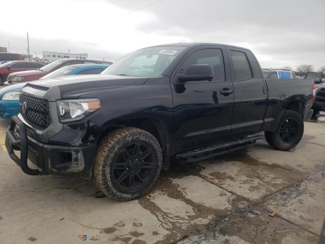 5TFRM5F13KX139221 - 2019 TOYOTA TUNDRA DOUBLE CAB SR/SR5 BLACK photo 1