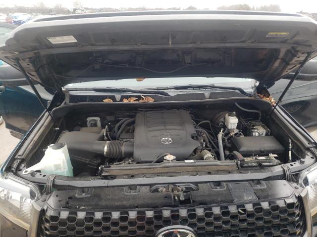 5TFRM5F13KX139221 - 2019 TOYOTA TUNDRA DOUBLE CAB SR/SR5 BLACK photo 11