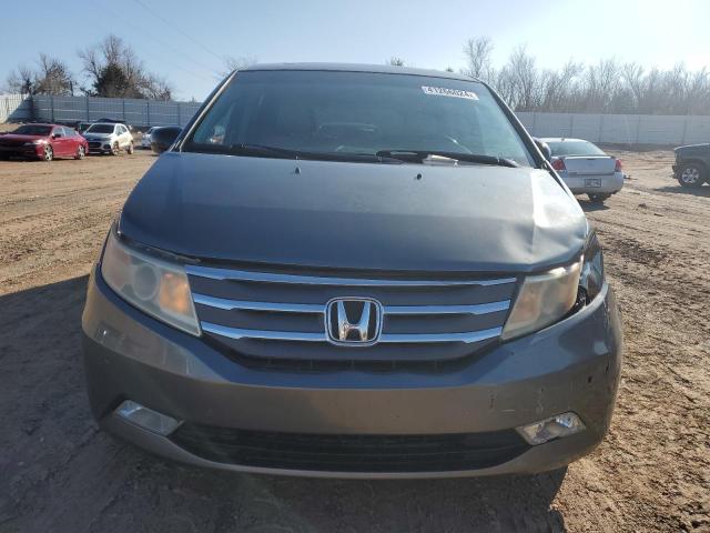 5FNRL5H92BB052104 - 2011 HONDA ODYSSEY TOURING GRAY photo 5