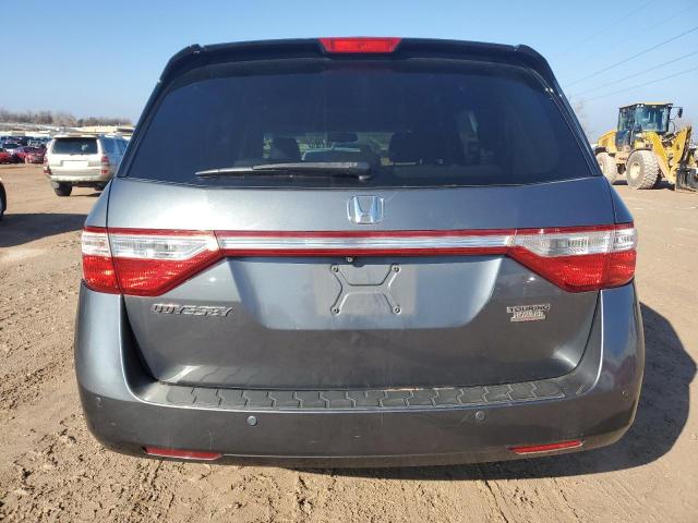 5FNRL5H92BB052104 - 2011 HONDA ODYSSEY TOURING GRAY photo 6