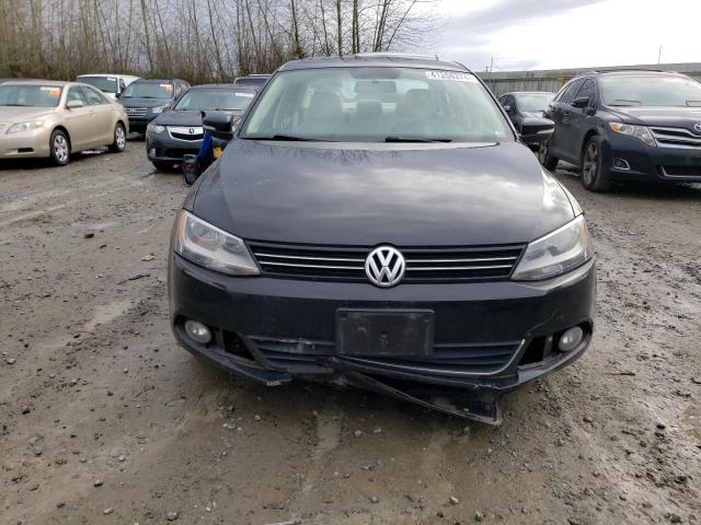 3VWLZ7AJ5BM304358 - 2011 VOLKSWAGEN JETTA SEL BLACK photo 5