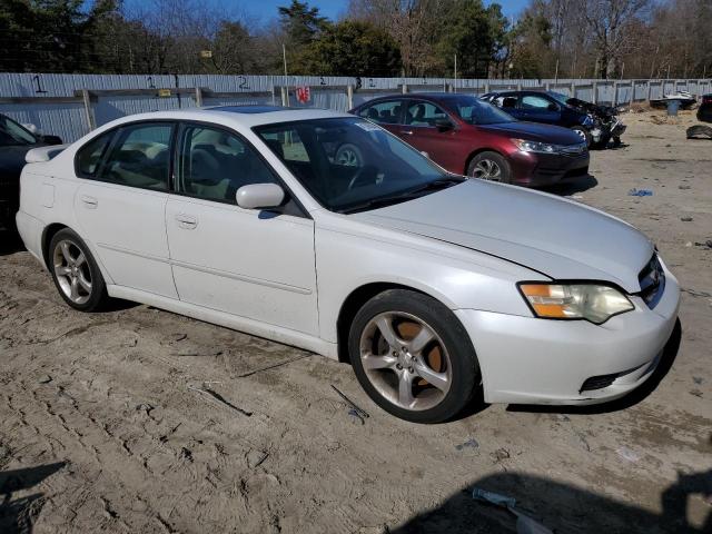 4S3BL626067215205 - 2006 SUBARU LEGACY 2.5I LIMITED WHITE photo 4