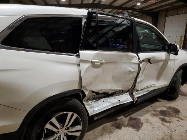 5FNYF6H59JB068952 - 2018 HONDA PILOT EXL WHITE photo 11